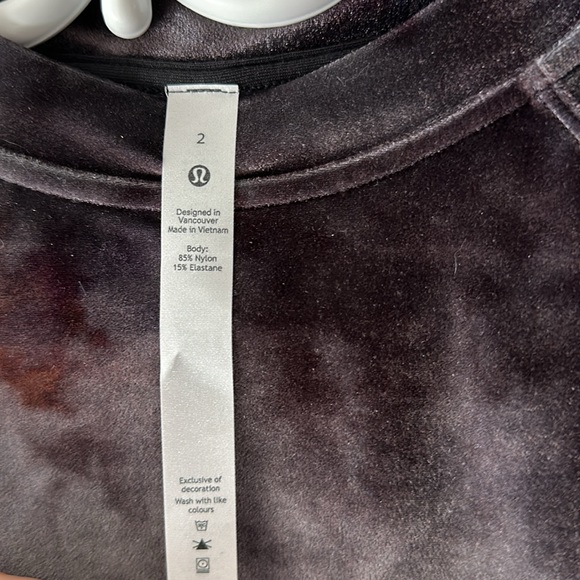 NWT Lululemon Warm Down Crew Velour Size 2! - Picture 7 of 7